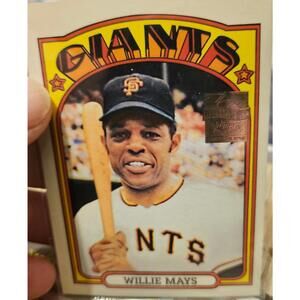 1997 TOPPS COMMEMORATIVE 1972 reprint #49 WILLIE MAYS GIANTS  MINT